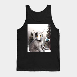 Cute Funny Viking Cat Tank Top